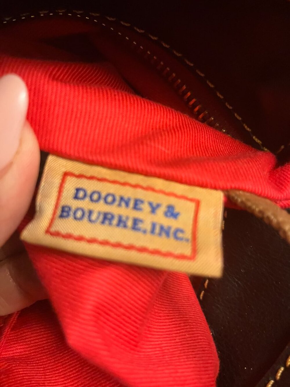 Dooney & Bourke Florentine Leather Satchel - Picture 8 of 9